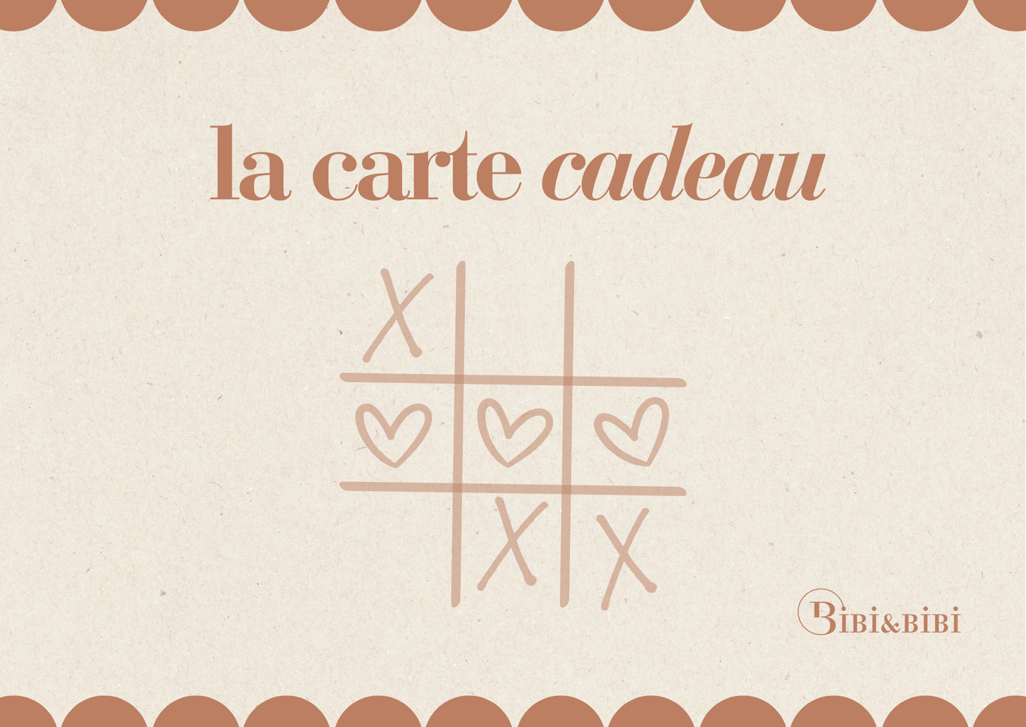 Carte cadeau BiBi&BiBi