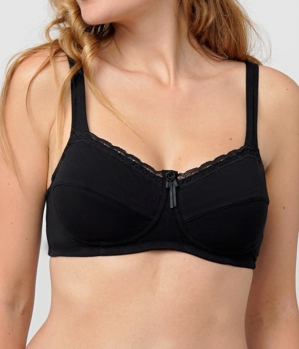 soutien-gorge post-opératoire avec poches pour prothèses