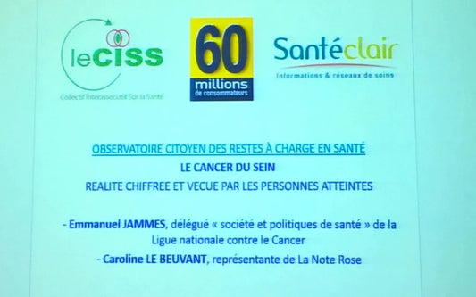 BiBi&BiBi présent à la conférence de presse sur les restes à charge dans les ALD dont le cancer du sein